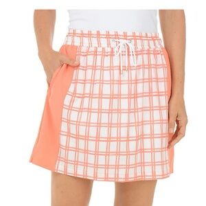 Sporty &  Stylish - Stella Parker Plaid UPF50 Golf Skort-Flattering Fit